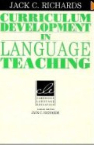Curriculum Development In Language Teaching 0