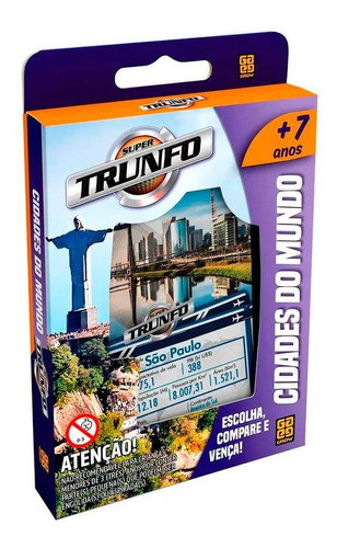 Super Trunfo Cidades Do Mundo - Grow 0