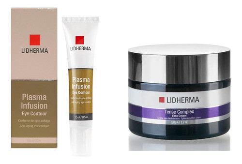 Kit Tense Complex Face Cream + Plasma Eye Contour Lidherma 0