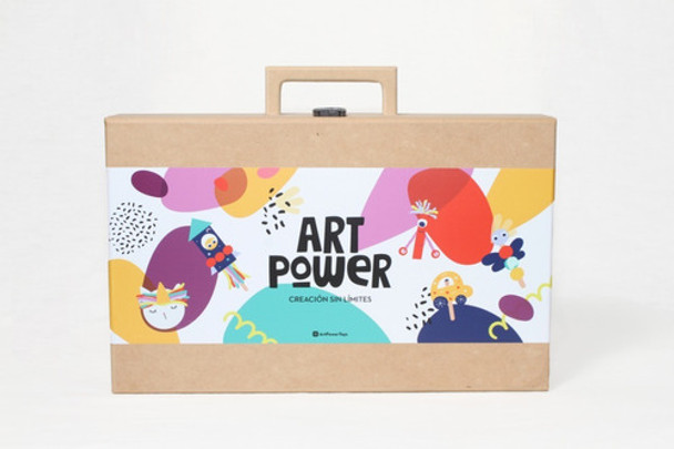 Caja Valija De Arte Niños Manualidades Artpowertoys 0