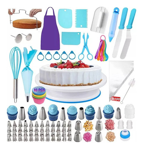 Set De Reposteria Pasteleria Decoracion Tortas 268 Pzas Zow® 0