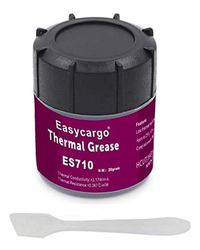 Easycargo 20gr Silver Thermal Paste Kit, Grasa Termica Cond 0