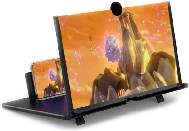 Amplificador Para Pantalla Móvil Con Lupa 3d 12 Pulgadas 0