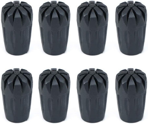 Puntas De Goma Para Bastones De Trekking / 8 Unidades. 0