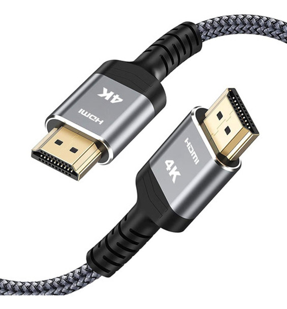 Cable Hdmi De Alta Velocidad De 15 Pies, Soporta 4k A 60hz Y 0 Cable Hdmi De Alta Velocidad De 15 Pies, Soporta 4k A 60hz Y 0