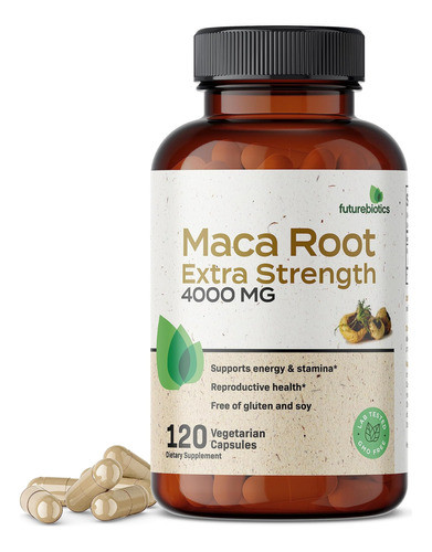 Futurebiotics Maca Root Extra Strength 4000 Mg Apoia Energi 0