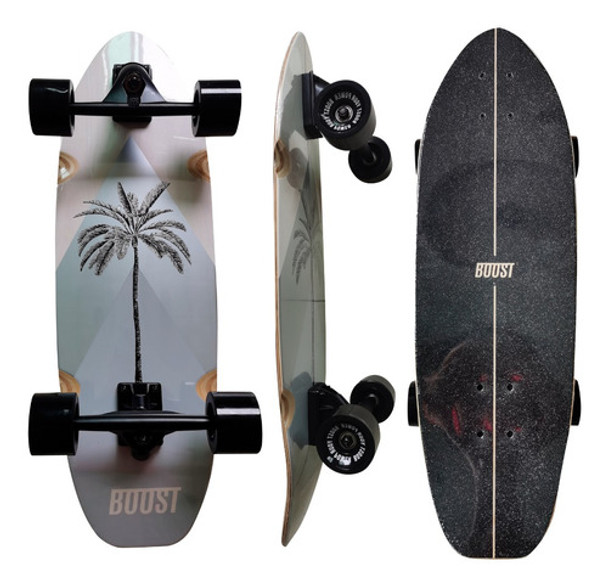 Carver Surf Skate Profesional Boost Grey Palm 29.5 Chilli 0