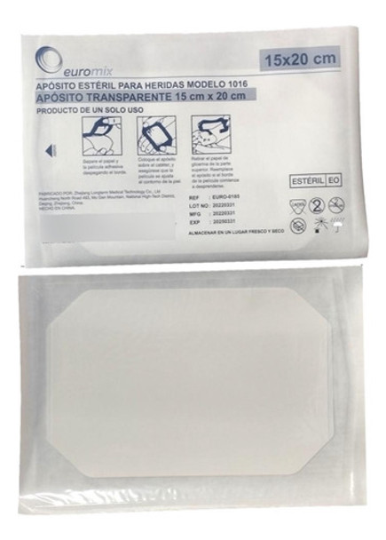 Parche Tattoo Curacion Rapida Aposito Tatuajes 15x20 Grande 0