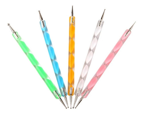 Pinceles Dotting Tools Para Decorar Uñas 0