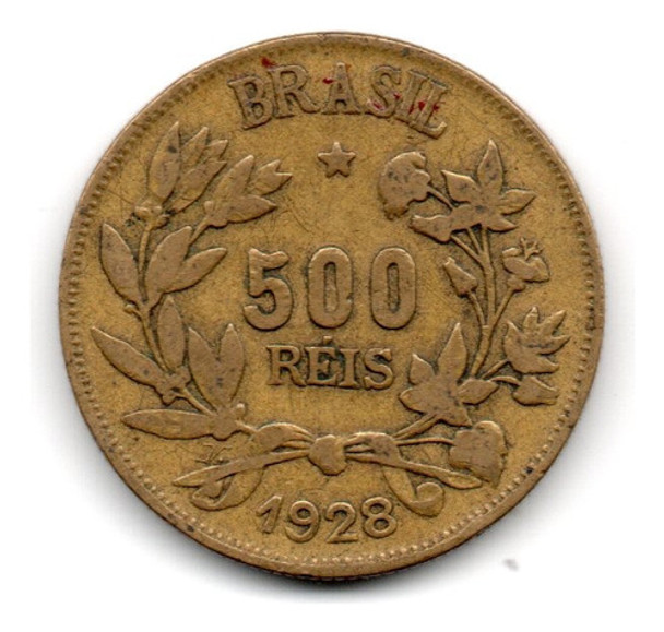 Brasil Moneda 500 Reis Año 1928 Km#524 0 Brasil Moneda 500 Reis Año 1928 Km#524 0