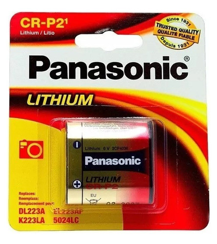 Batería Panasonic Cr-p2 De Litio - Electroimporta - 0