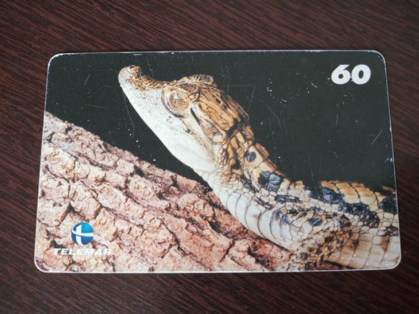 Cartão Telefonico Raro Jacaré Tinga Rr 0