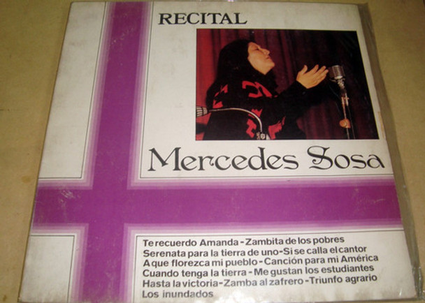 Mercedes Sosa Recital Lp Argentino / Kktus 0
