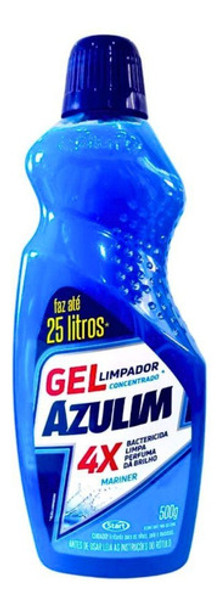 Limpador Gel Azulim 4x1 500g Mariner Concentrado Bactericida 0