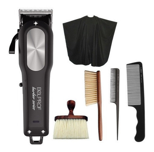 Set Barberia Profesional Maquina Corte Belprof + Set Peines 0