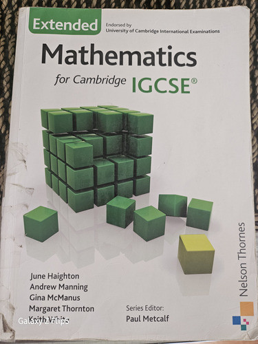 Mathematics For Cambridge Igse 0