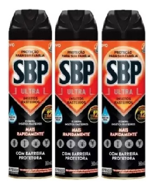 1 Repelente Sbp Ultra Barreira Ativa Protetora 360ml 0