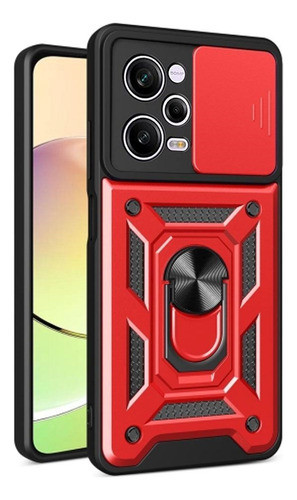 Protector Para Xiaomi Note 12 Pro 5g Rojo 3 En 1 0