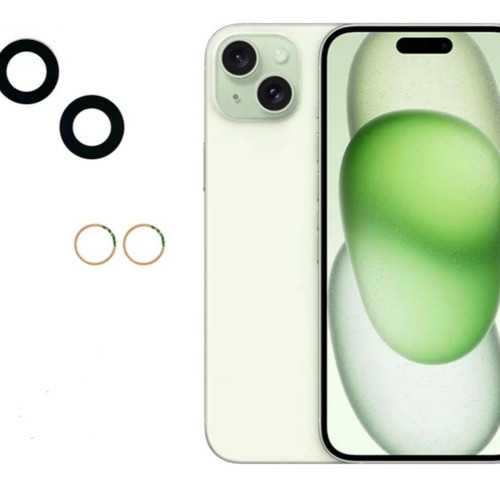 Vidrio Camara Trasera iPhone 15 / 15 Plus 0