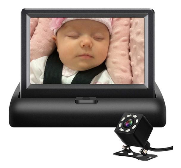 Câmera Do Bebê Do Carro 4,3  Monitor Do Carro Com Visão Notu 0 Câmera Do Bebê Do Carro 4,3  Monitor Do Carro Com Visão Notu 0