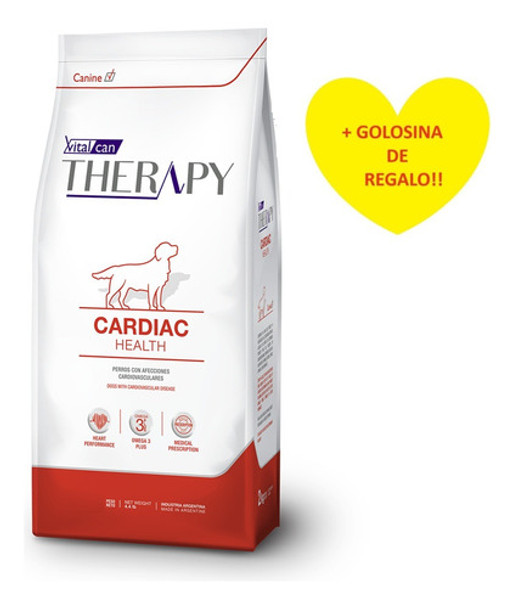 Alimento Vitalcan Therapy Cardiac Perro 10k + Regalo 0