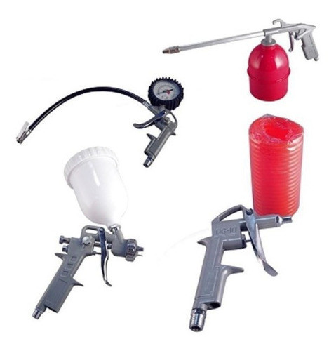 Kit Para Compresor 5 Piezas Panther Pmk 500 0