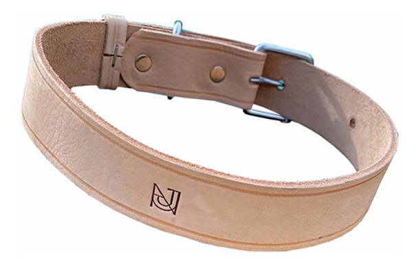 Collares Para Perros 100% Cuero Natural 0