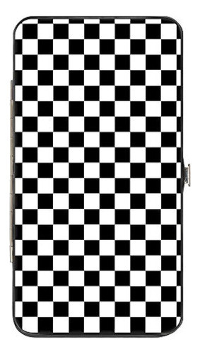 Hebilla Cartera Con Bisagras, Color Negro Y Blanco 0
