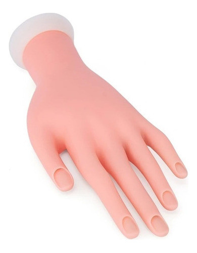 Mão Treinamento Curso Silicone Unhas Treino Iniciante Dedo 0