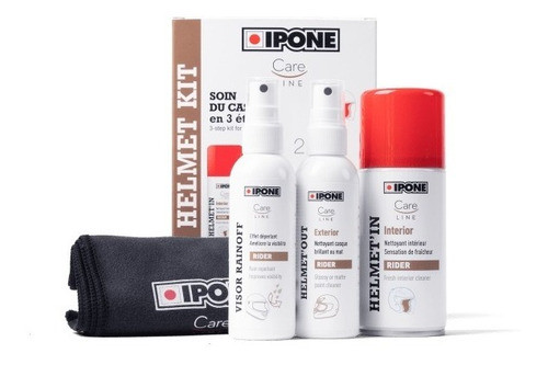 Ipone Helmet Kit Limpia Casco Interior Exterior Visor 0