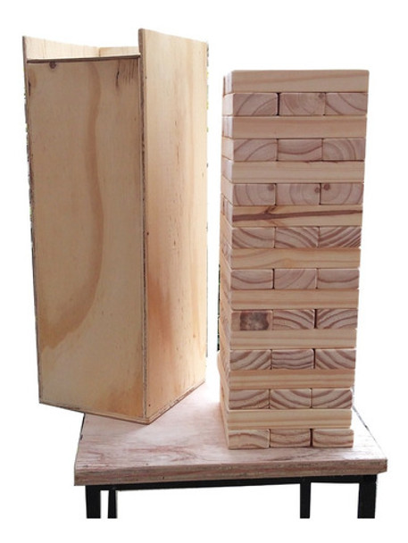 Jenga Gigante Modelo Titan + Caja De Madera 0