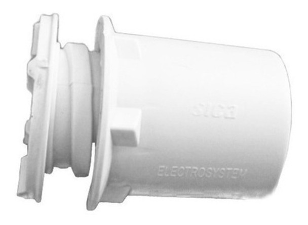 Conector Caño Rigido 25mm Pvc Ip40 Electrosystem Sica X 10 0