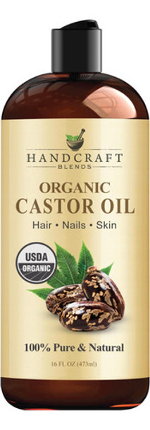 Óleo De Rícino Orgânico Artesanal Para Crescimento De Cabelo 0