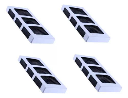 4 Filtro De Ar Desodorizador Geladeira Electrolux Testeguard 0