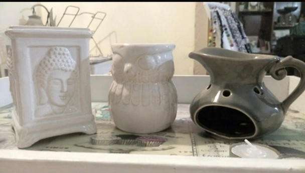 Hornillos De Cerámica Para Esencias. Esmaltados. 0 Hornillos De Cerámica Para Esencias. Esmaltados. 0