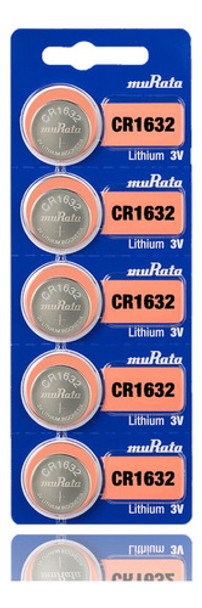10 Pilas Boton Cr1632 Murata Blister 5 Litio Distribuidor 0
