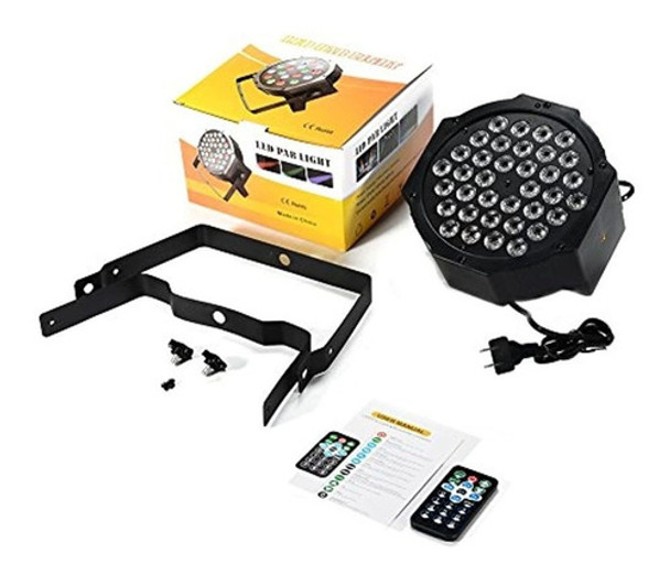 Lunsy 36 Leds Dj Par Luces Rgb Color Intercambiables 7 Modos 0