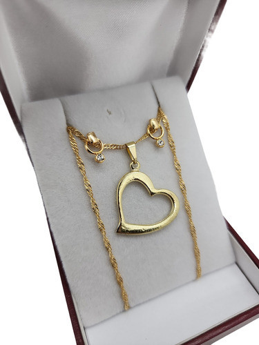Regalo P/ Novia Aniver Collar + Corazon Amor Delfines No F 0
