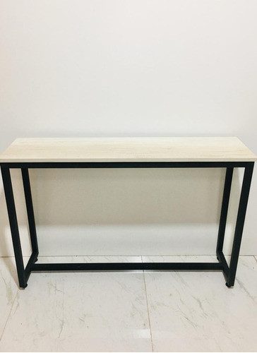 Mesa Arrime Recibidora 80x30x77 Estilo Industrial 0