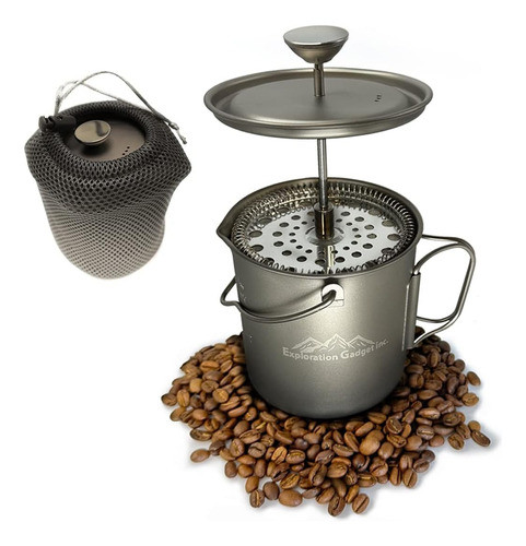 Tostador De Café Titanio Para Camping Multifuncional 0