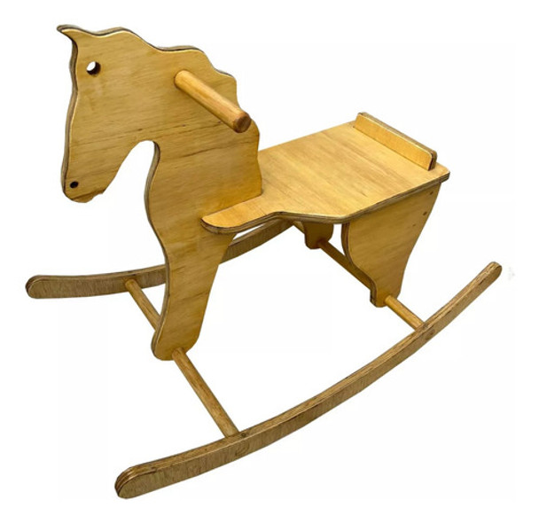 Balanço Cavalo Cavalinho De Madeira Infantil Cm2123 0