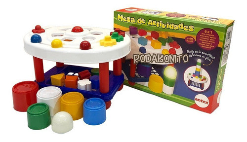 Mesa De Actividades Didactica Con Encastres Para Bebe Antex 0