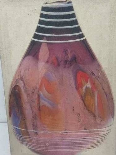 Quadro Antigo Formato Gota/balão 0