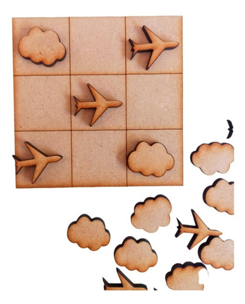 40 Tateti 8x8 Avion Nube Souvenirs Fibrofacil Mdf 0 40 Tateti 8x8 Avion Nube Souvenirs Fibrofacil Mdf 0