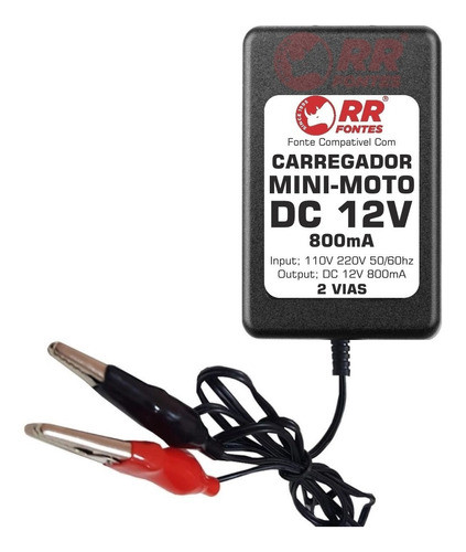 Fonte Dc 12v Mini Carro Moto Bandeirante Biemme Garra 0