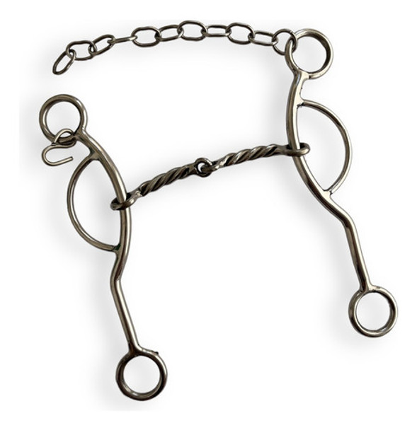 Freio Bridão Inox Levantador Torcido 0