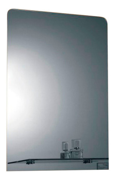 Espejos Lisos De Baño Con Repisa De Vidrio 70x50 Aqualia Co 0