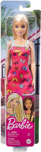 Muñeca Barbie Basica Rubia Con Vestido De Moda Mattelia 0