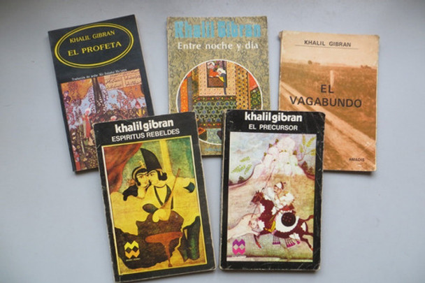 Khalil Gibran X 5 El Profeta + El Vagabundo + El Precursor + 0