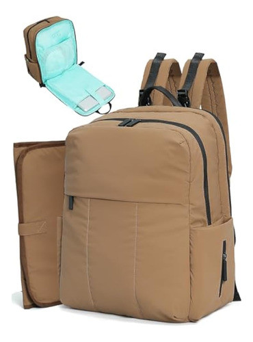 Mominside Mochila Para Pañales Con 15 Bolsillos, 0